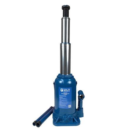 Домкрат бутылочный гидравлический, двухштоковый, 12 т, AE&T T02012i