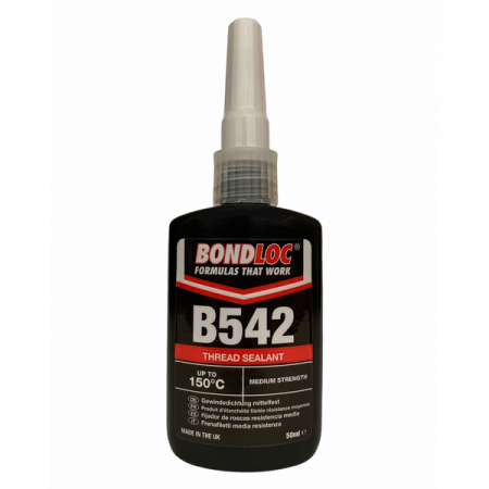 Резьбовой герметик средней прочности, текучий, 50 мл, BONDLOC B542