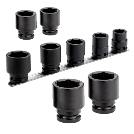 Набор ударных торцевых головок 1/2", 9 предметов, IRIMO 167-90-2