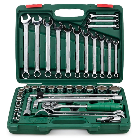 Набор инструментов универсальный 1/2", 42 предмета, HANS TK-42