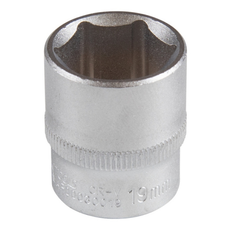 Головка торцевая стандартная шестигранная 3/8", 19 мм, AFFIX AF00030019