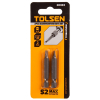 Набор вставок (бит) 1/4", Slotted, 4,5x0,6 мм, 50 мм, 2 предмета TOLSEN TT20303