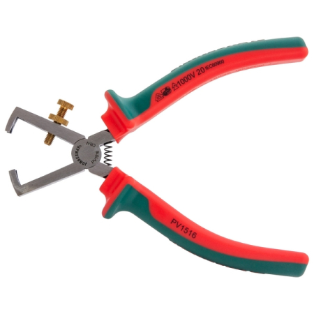 Пассатижи диэлектрические для снятия изоляции, 160 мм, Jonnesway PV1516 Пассатижи диэлектрические для снятия изоляции, 160 мм, Jonnesway PV1516