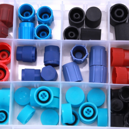 Комплект колпачков на ниппели автокондиционера, 77 предметов, ОДА Сервис ODA-9005