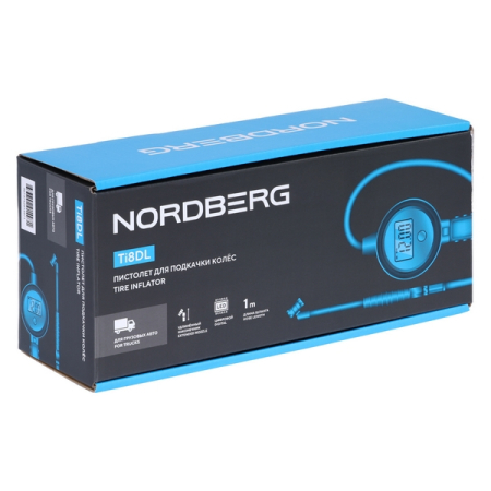 NORDBERG TI8DL Пистолет для подкачки колес грузовых автомобилей, цифровой