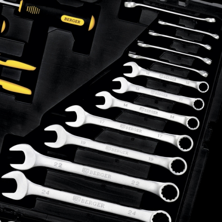 Универсальный набор инструментов “ШТУТГАРД”, 118 предметов, BERGER BG118-1214