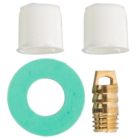 Манометрический коллектор со шлангами и муфтами KraftWell KRW-MGS-2