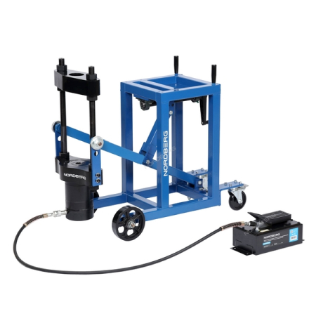 NORDBERG N31PE76A Выпрессовщик шкворней гидравлический 75 т, пневмопривод, с тележкой