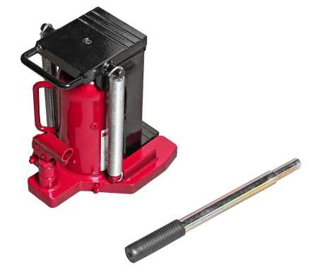 Домкрат бутылочный 20т 303-443мм 2-х плунжерный JTC-TOE200