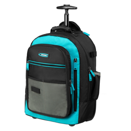 Рюкзак для инструмента, 440x350x250 мм, с выдвижной рукояткой и колесами, Gross 90275