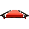 Лежак подкатной низкопрофильный, красный, Great Wolf GWC-1