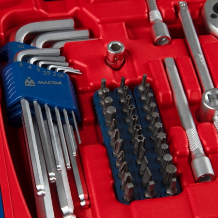 Набор инструментов универсальный, 137 предметов, Мастак 01-137C