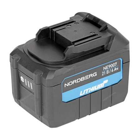 NORDBERG NE9007 Аккумулятор, Li-ion, 21 В, 6 Ач