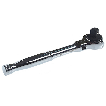 Ключ трещотка 3/8" 72 зуба 146 мм шарнирный, металлическая рукоятка JTC-5148