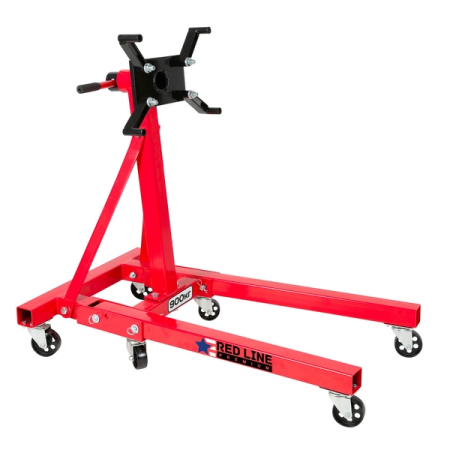 Стенд (кантователь) для ремонта двигателей, грузоподъемность 900 кг, Red Line Premium RES2