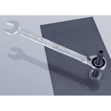 KING TONY 122A06MR01 Набор комбинированных трещоточных ключей, 8-17 мм, 6 предметов