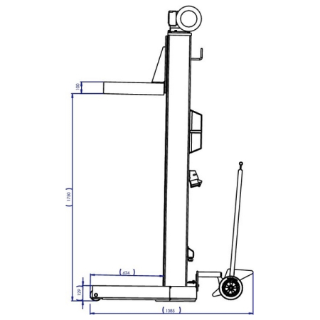 Колонны подкатные электромеханические, 8x5,5 тонн, SLIFT RGB 44 (380V)