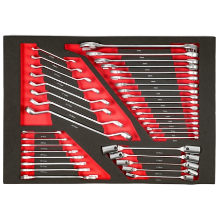 Тележка серая с набором инструментов, 277 предметов, KraftWell KRW-TTG+SET277