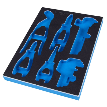 Ложемент для набора пассатижей, шестигранников и TORX Г-образных 9-90222MRV, EVA, KING TONY 85823032B