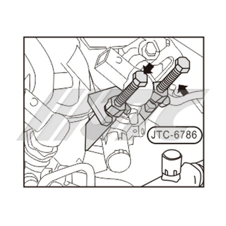 Съемник дизельных форсунок Jaguar / Land Rover JTC-6786