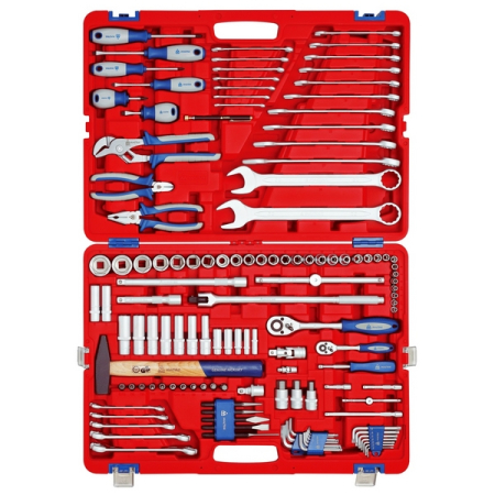 Набор инструментов универсальный, 128 предметов, Мастак 01-128C