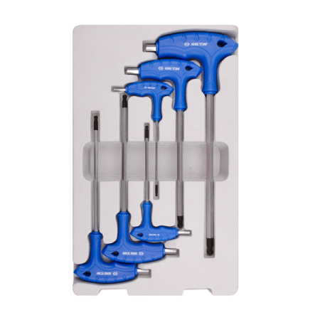 Набор Г-образных шестигранников 3-8 мм, 6 предметов King Tony 22106MR