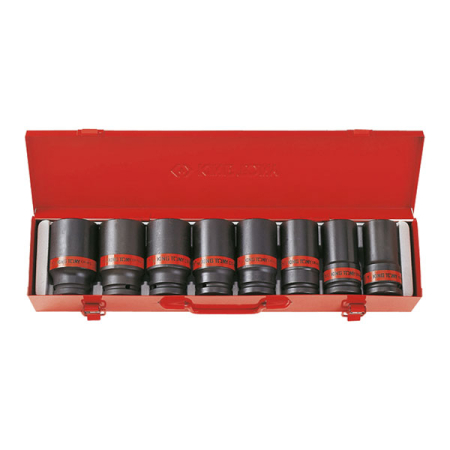 KING TONY 6410SP Набор ударных глубоких торцевых головок 3/4 дюйма 1–1&1/2 дюйма, 8 предметов
