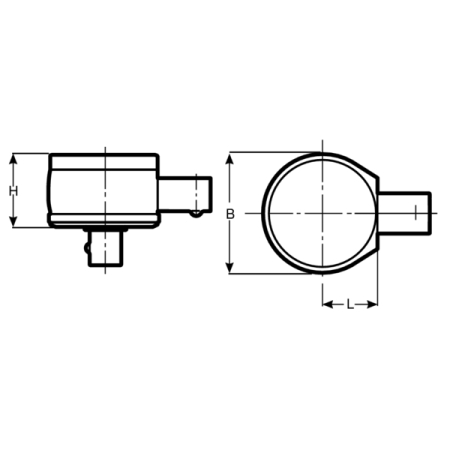 Трещоточная насадка для динамометрического ключа, 9x12, 1/4 дюйма, IRIMO 7309-1/4