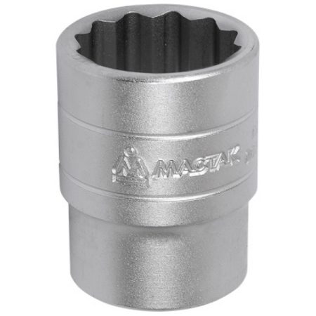 Головка торцевая 1/2 дюйма двенадцатигранная 21 мм Мастак 000-42021 Головка торцевая 1/2 дюйма двенадцатигранная 21 мм Мастак 000-42021