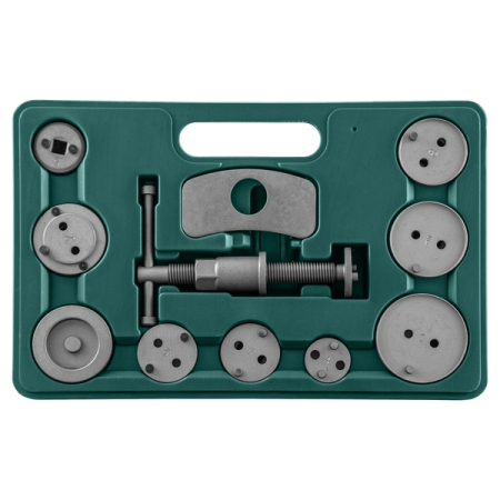 Комплект инструмента для развода поршней тормозных цилиндров, 11 предметов, Jonnesway AN010001
