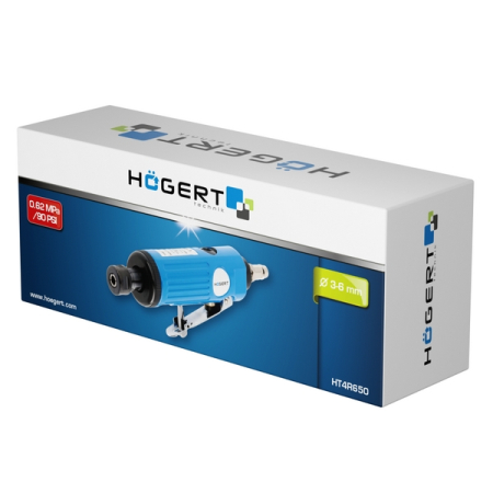 Пневматическая шлифмашинка прямая 3-6 мм, 22000 об/мин, HOEGERT HT4R650