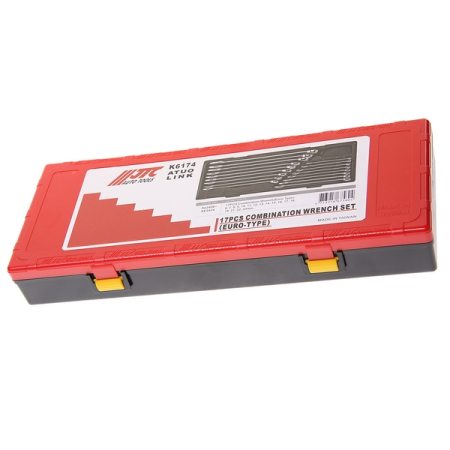 Набор ключей комбинированных, 6-24 мм, 17 предметов, JTC-K6174