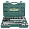 Набор головок торцевых 3/4"DR, 19-50 мм, 21 предмет, Jonnesway S04H6321S (S04H6121S)