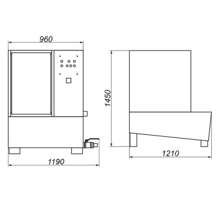 Автоматическая установка для мойки колес гранулами KART WULKAN 300P