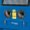 Nordberg NS10P Камера пескоструйная, фронтальная загрузка, 823 л, с напорной системой подачи абразива и циклонной фильтрацией