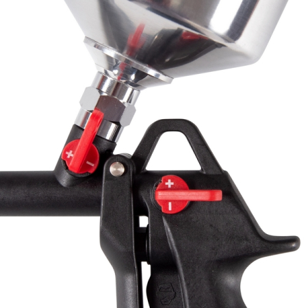 Пистолет для сода-бластинга, верхний бак 0.6 л, MIGHTY SEVEN SX-4101