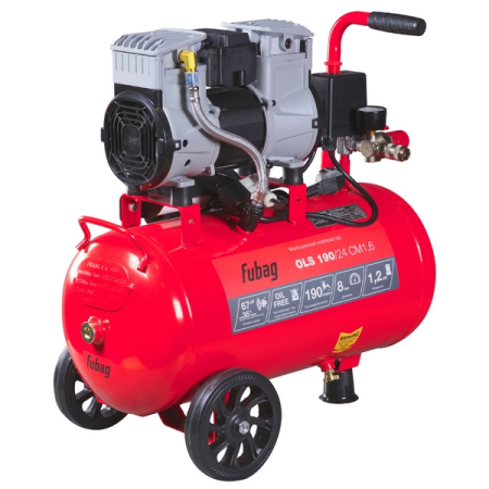 Компрессор воздушный безмасляный малошумный FUBAG OLS 190/24 CM1.6
