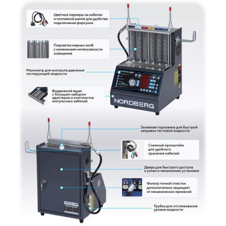 NORDBERG CMA25AB Установка для тестирования и очистки GDI и пьезофорсунок