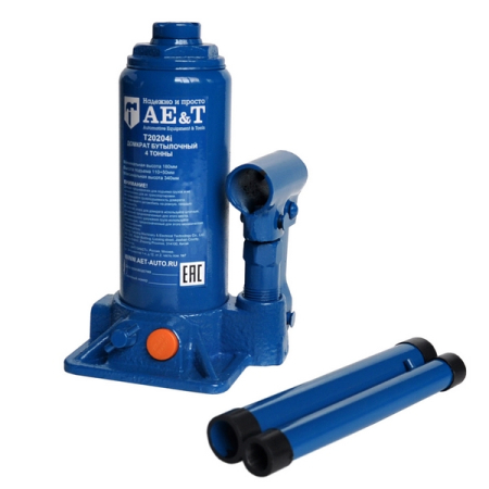 Домкрат бутылочный гидравлический, 4 т, AE&T T20204i