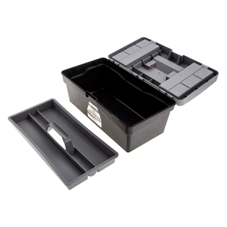 Ящик для инструментов пластиковый 17", 420x220x180 мм, Stels 90704