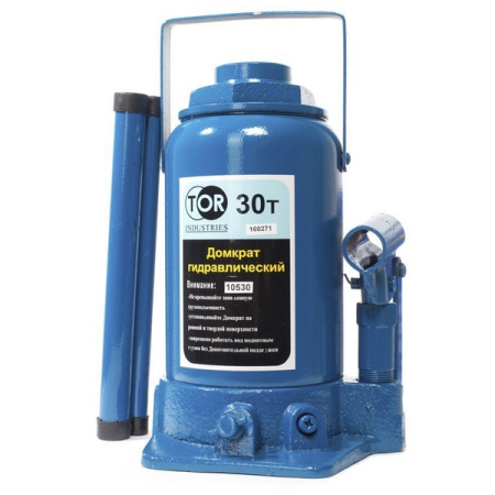 Домкрат бутылочный гидравлический 30 т TOR ДГ-30