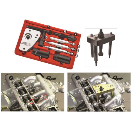 Набор для снятия форсунок типа PSA HDI, 8 предметов, JTC-4927 Набор для снятия форсунок типа PSA HDI, 8 предметов, JTC-4927