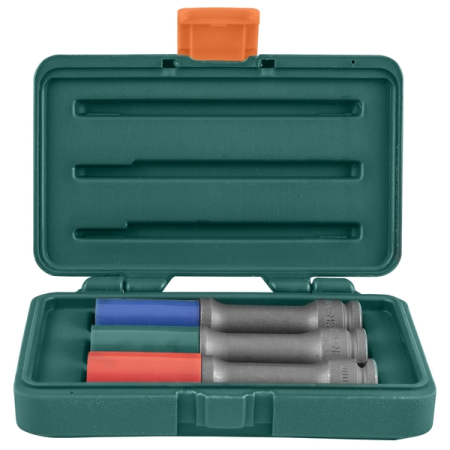 Набор головок торцевых ударных 1/2", тонкостенных глубоких для колесных дисков, 17, 19, 21 мм Jonnesway S18AD4103S