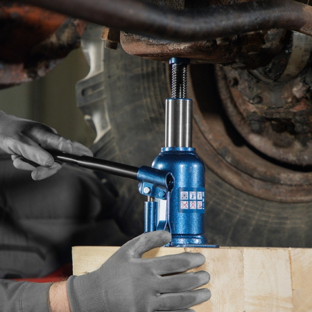 Домкрат гидравлический бутылочный телескопический, 8 т, 180-410 мм, Stels 51150