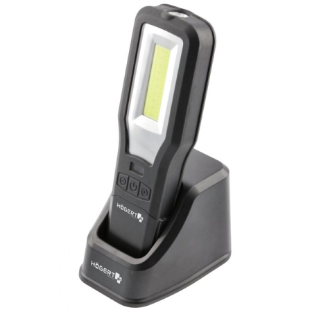 Фонарь светодиодный 10W COB + 5W LED, с базой, HOEGERT HT1E40