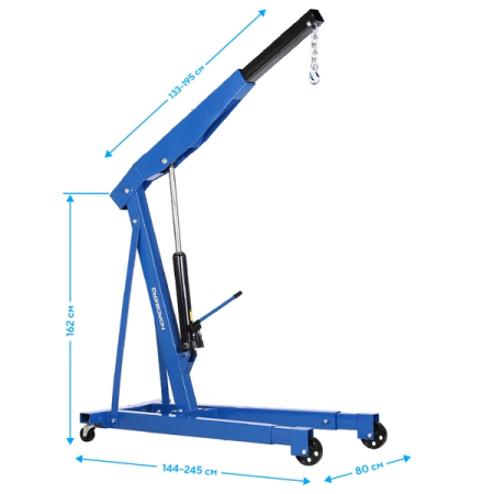 NORDBERG N3731 Кран гидравлический двухплунжерный усиленный, 3 т