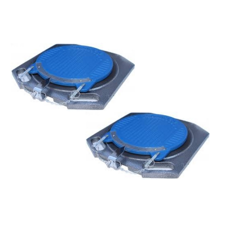 Поворотные платформы для стендов развал схождения, 2 шт., KRAFTWELL KRWTPL4