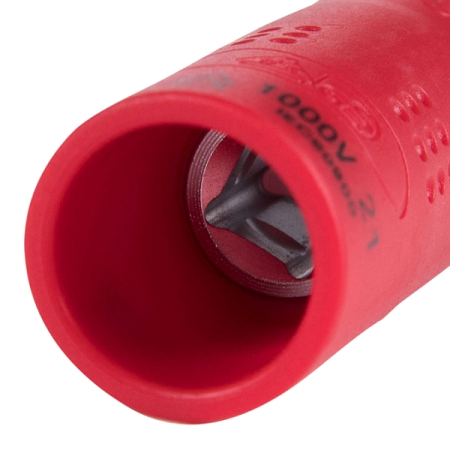 KING TONY 2335VE09M Головка торцевая диэлектрическая шестигранная 1/4”, 9 мм