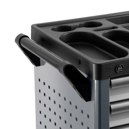 Тележка инструментальная "НОВА", 7 ящиков, серая МАСТАК 521-07580G