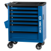 KING TONY 87G38-7B-B Тележка инструментальная PROFESSIONAL, 7 ящиков, синяя